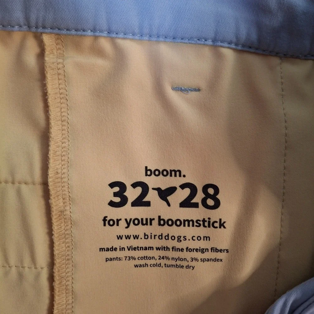 birddogs Stretch Pants Slim Fit Men's 32x28* Gray Boom Athletic‎ Work Golf
